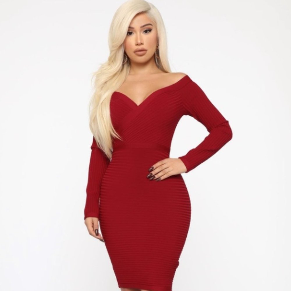 Fashion Nova Need A Bandage Mini Dress